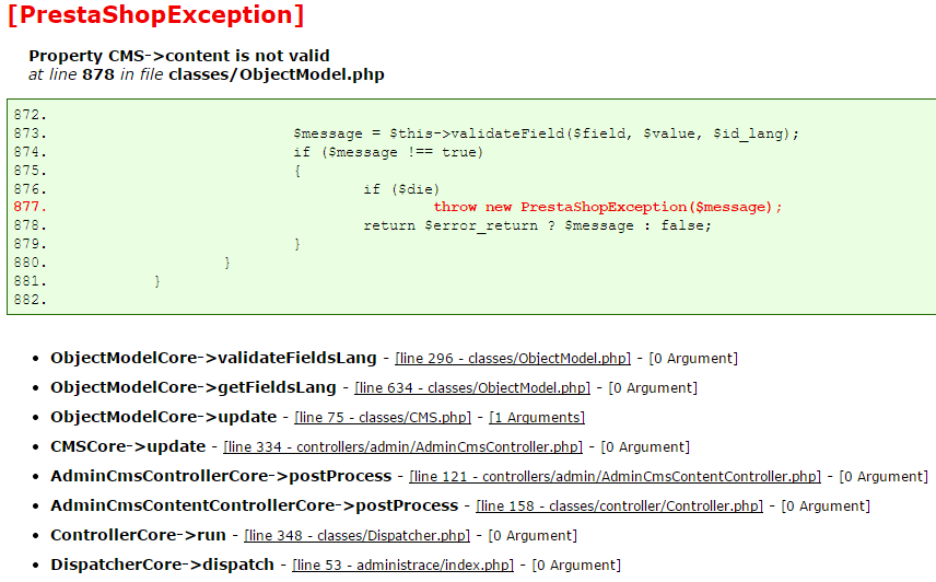 PrestaShopException-Property-CMS-content-is-not-valid-throw-new-PrestaShopException($message)